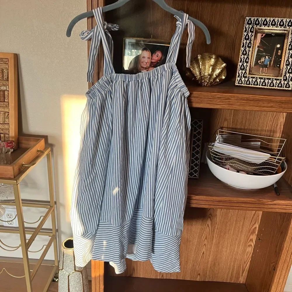 ENGLISH FACTORY SMOCKED DRESS